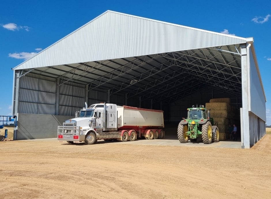 Grain and Fertiliser shed by ABC Sheds