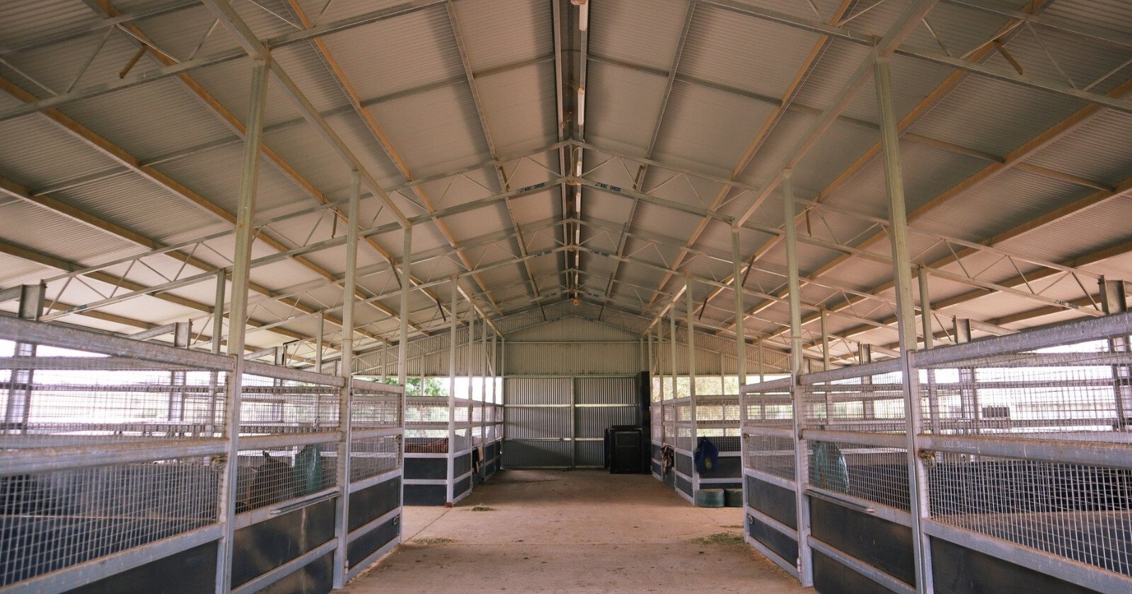 interior of a shed by ABC Sheds