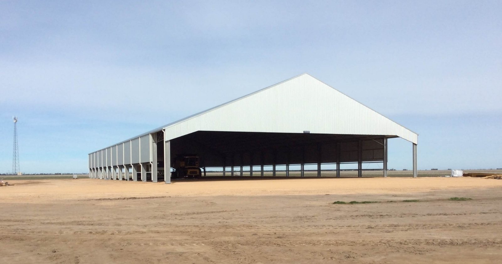 Grain shed for grain storage by Standwell