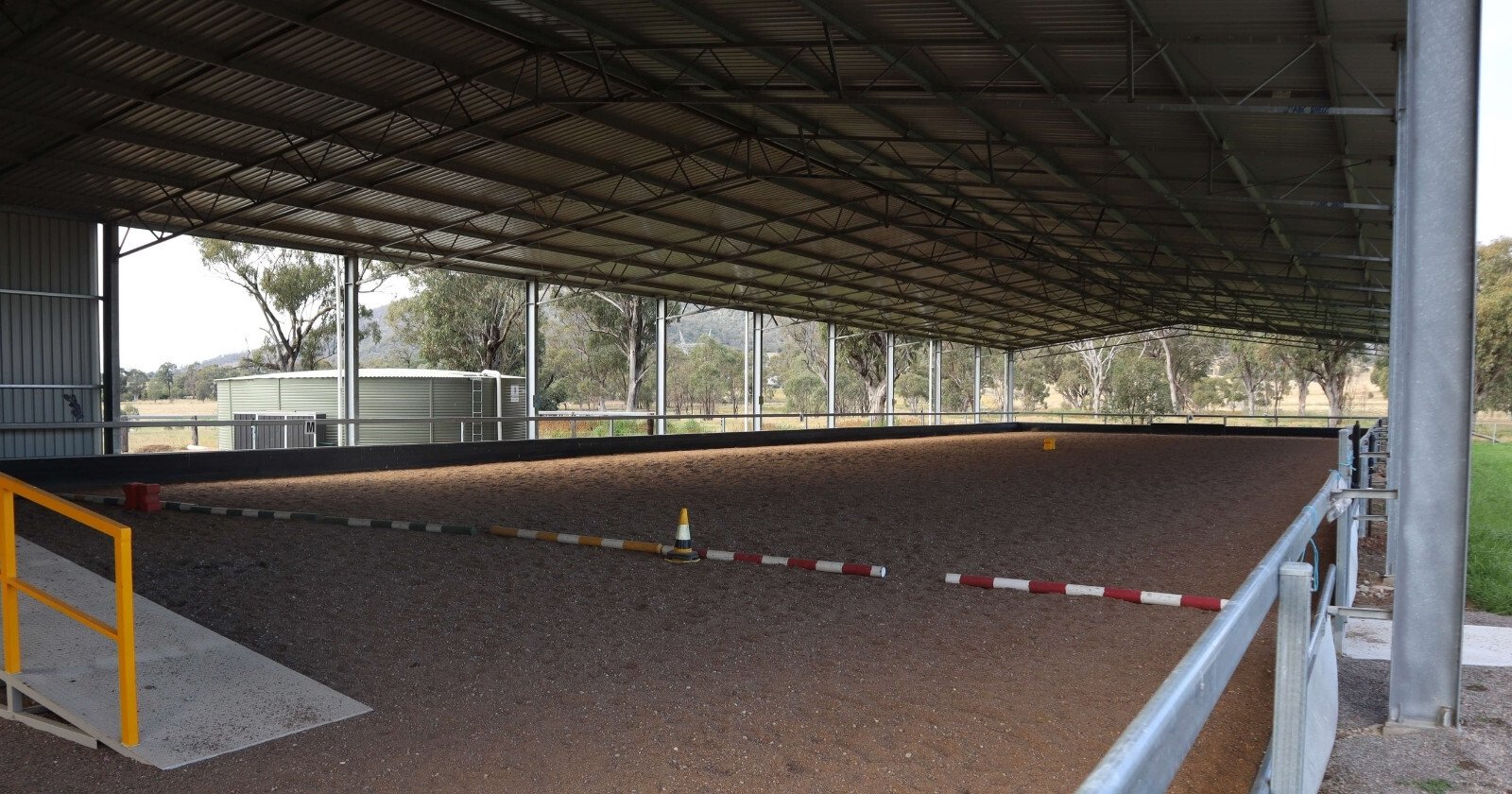 Dressage arena by Standwell