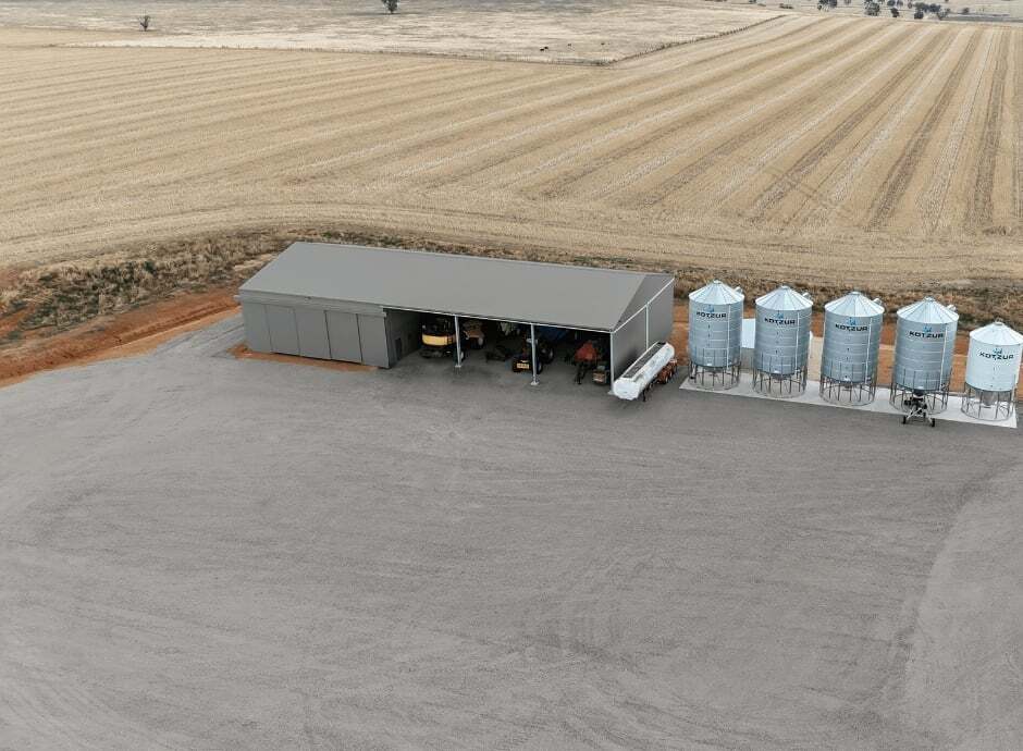 Bluegum colourbond shed colour