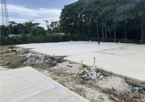 Fully enclosed shed project in Tonga