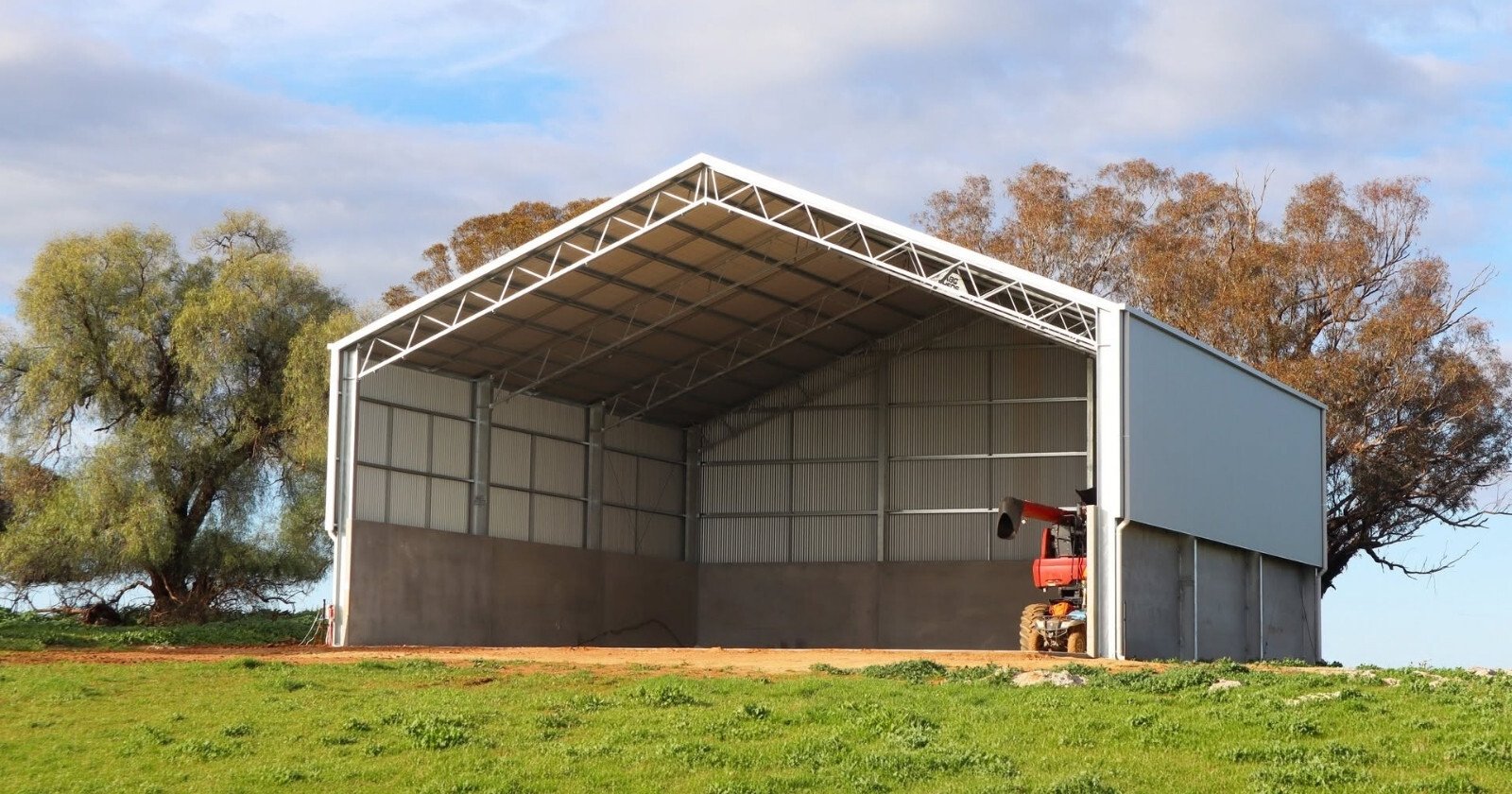 How long does it take to build a farm shed