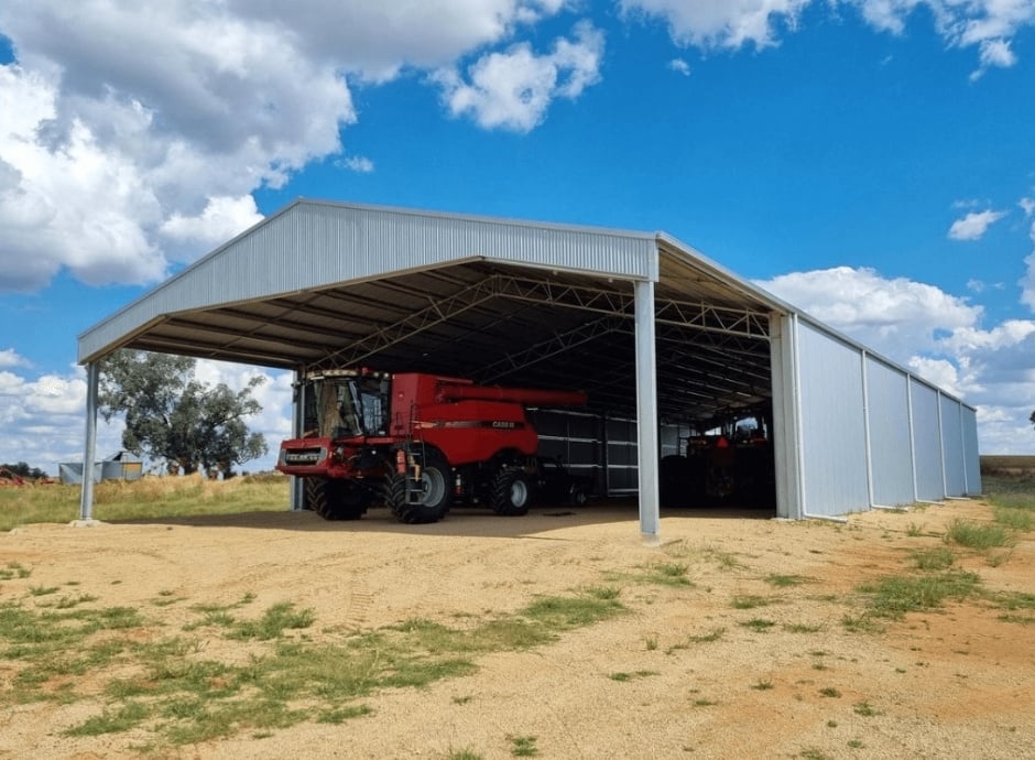 Machinery shed by ABC Sheds