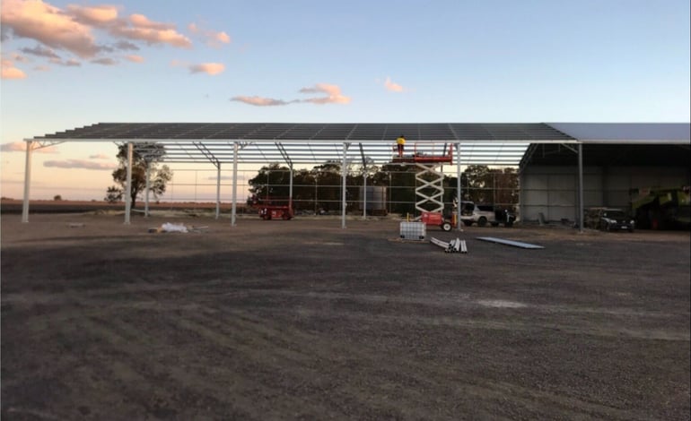 Adding onto an existing shed