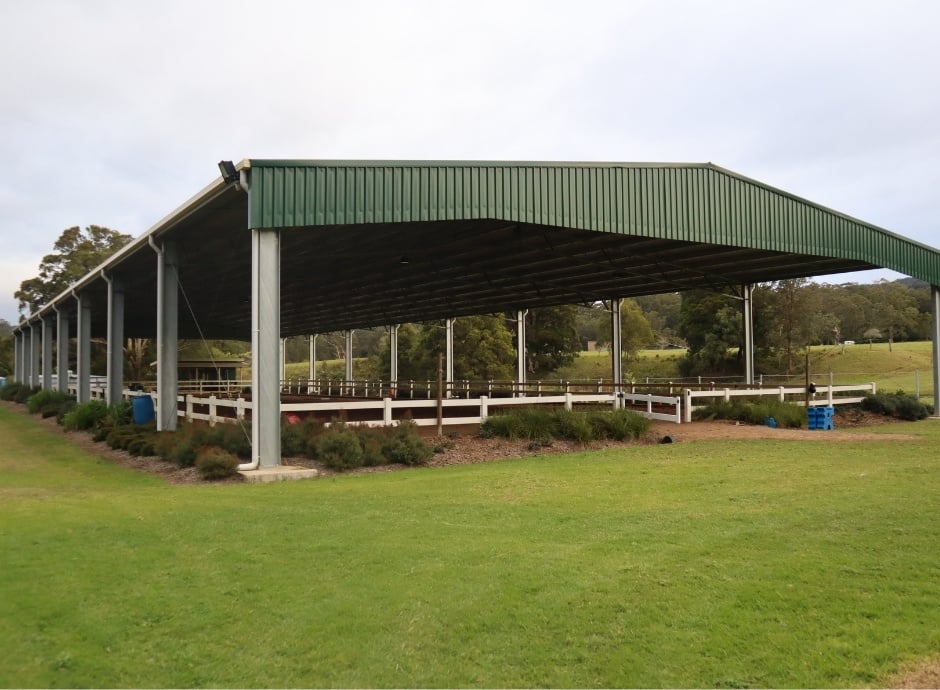 Large horse arena for Bunderra Farm by ABC Sheds