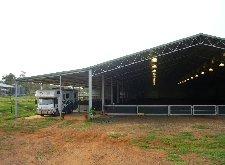 Dressage arena by ABC Sheds
