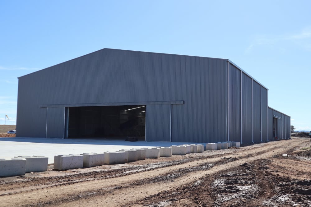 Recycling plant shed in Forbes