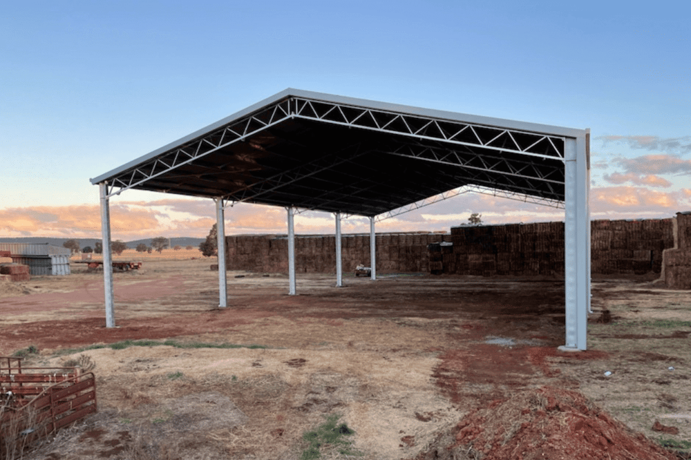 32m x 18m hay shed cost