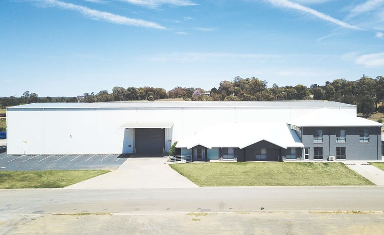 The ABC Sheds head office and factory in Young NSW
