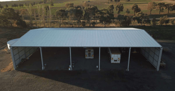 ABC Sheds farm machinery storage shed