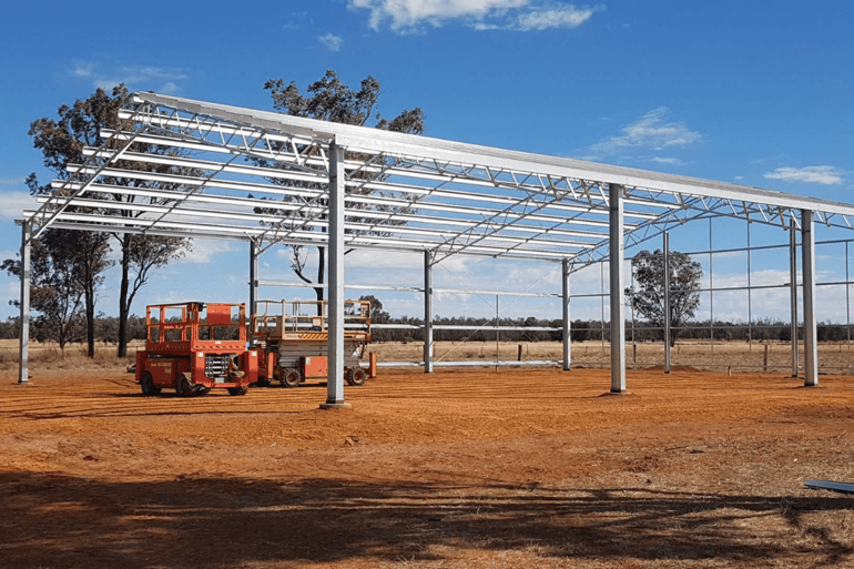 ABC Sheds structural steel shed frame