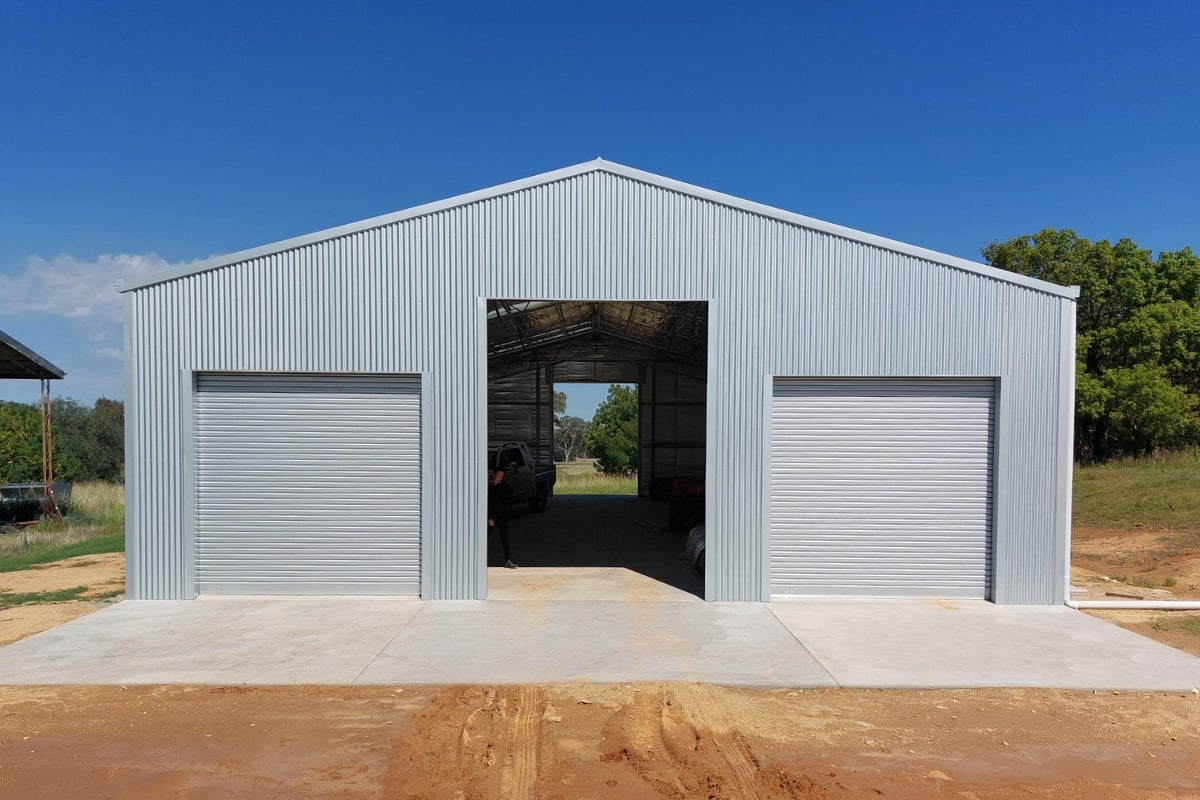 Shed with Zincalume sheet