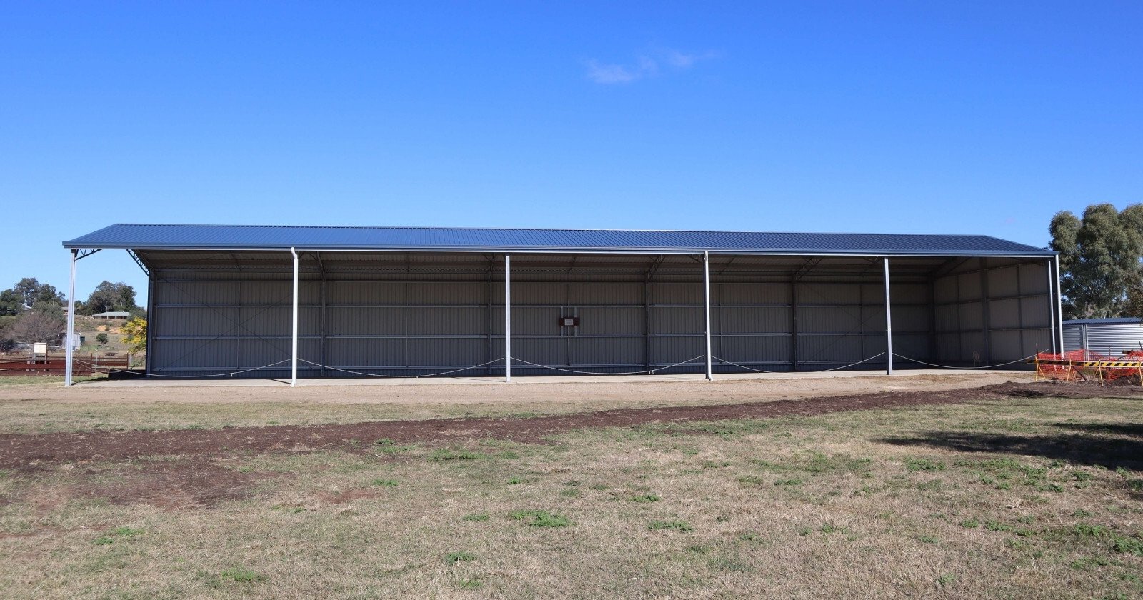 open-front hay shed