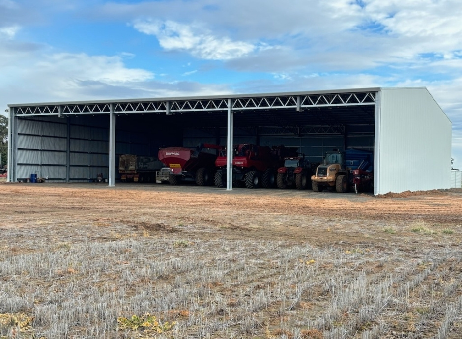 ABC Sheds machinery shed