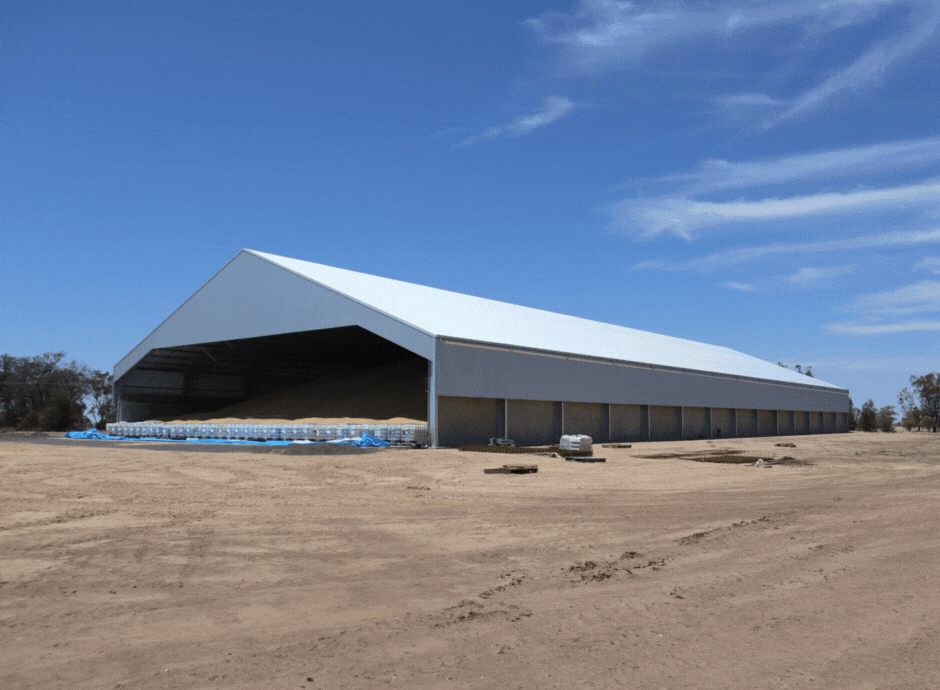 Beefwood Farms Grain Shed by ABC Sheds