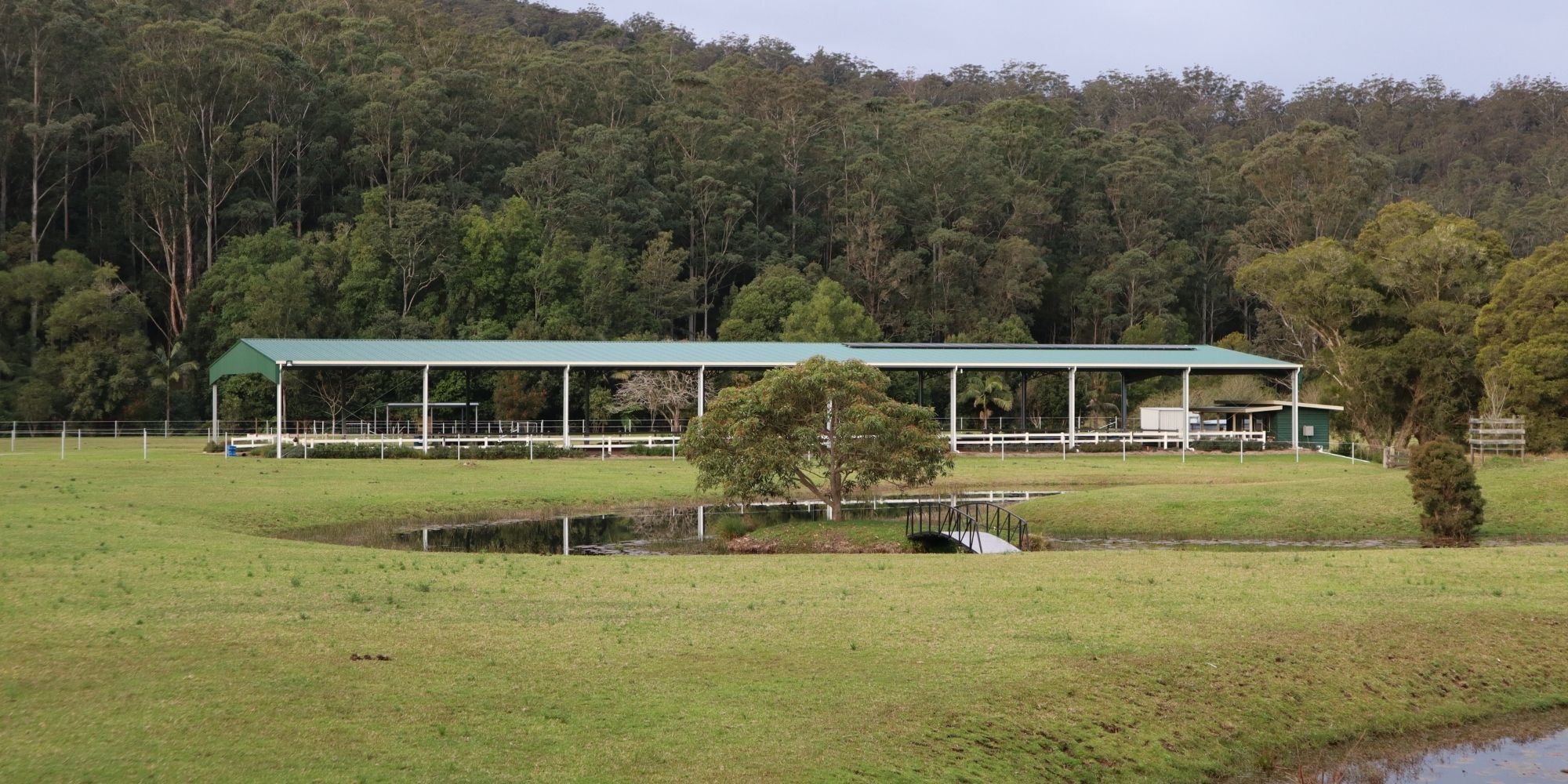 Large equestrian shed in Martinsville by ABC Sheds