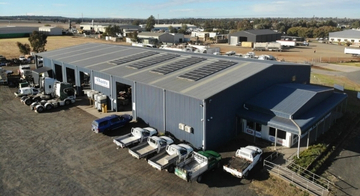 Large commercial shed by ABC Sheds