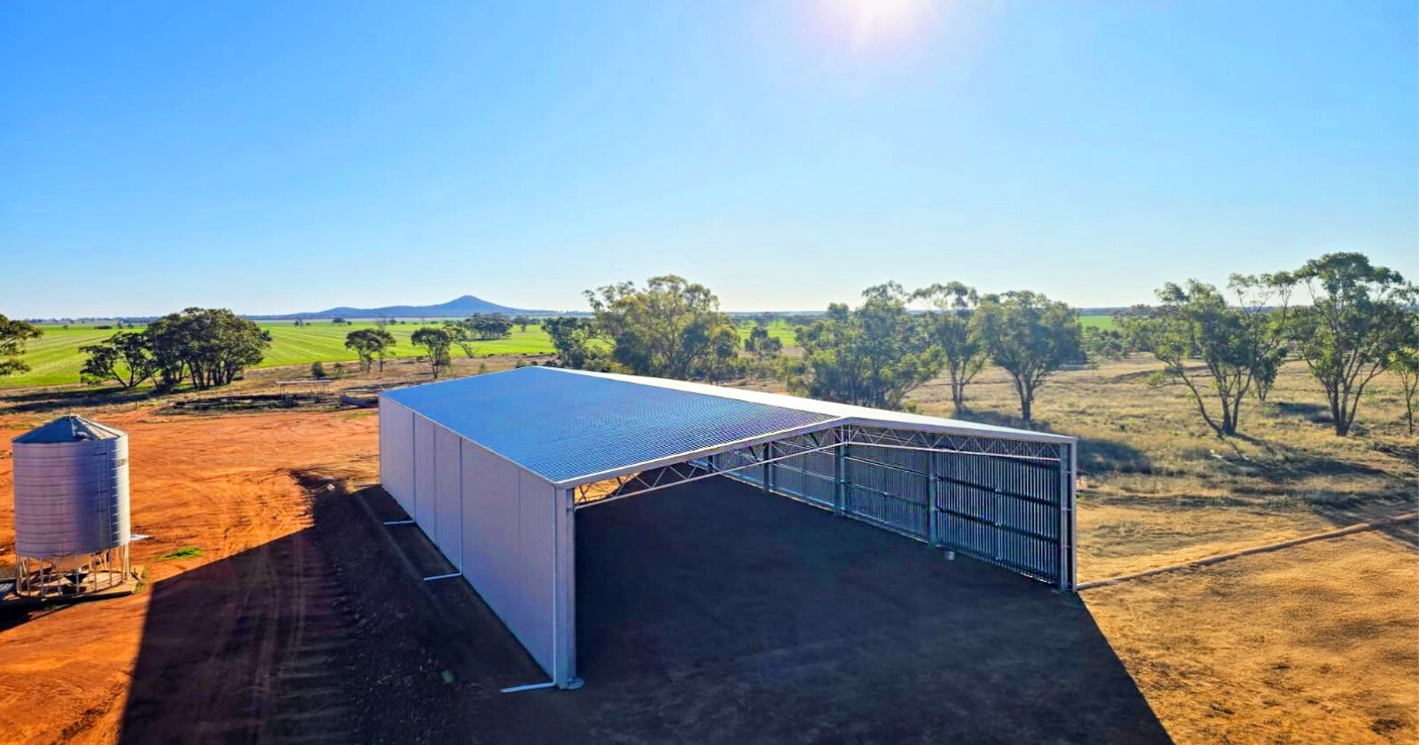 Professional-grade farm shed kit from ABC Sheds Durakit range