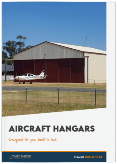 Aircraft hangars brochure by ABC Sheds