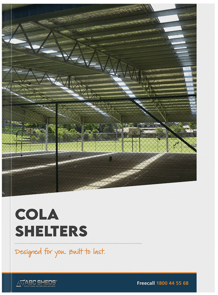 COLA Shelters brochure cover