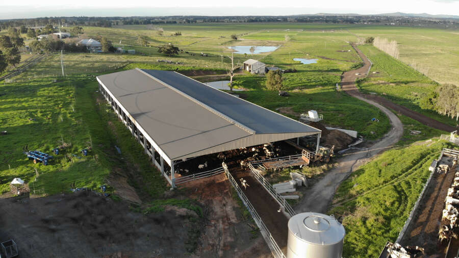 Feedlot shelters in Australia