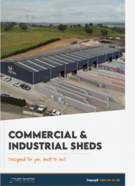 ABC Sheds commercial and industrial sheds brochure