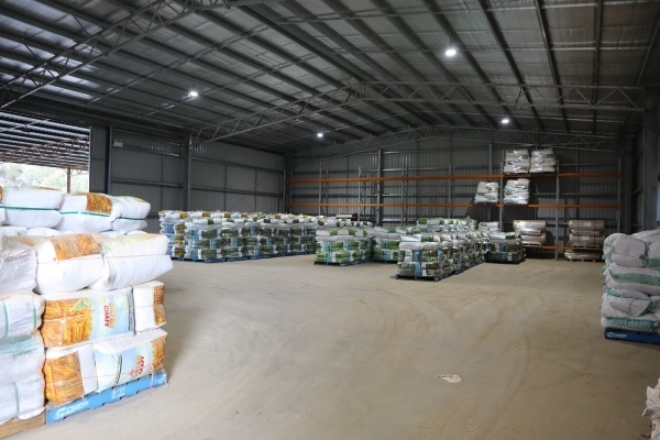 56 x 30 x 6 Industrial Shed Dubbo NSW inside warehouse shot 
