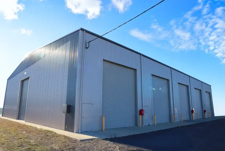 40 x 30 x 8 Industrial shed