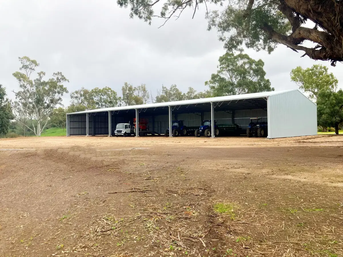 machinery shed 48 x 20 x 5