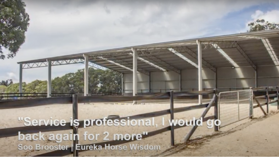 Eureka Horse Wisdom sheds by ABC Sheds