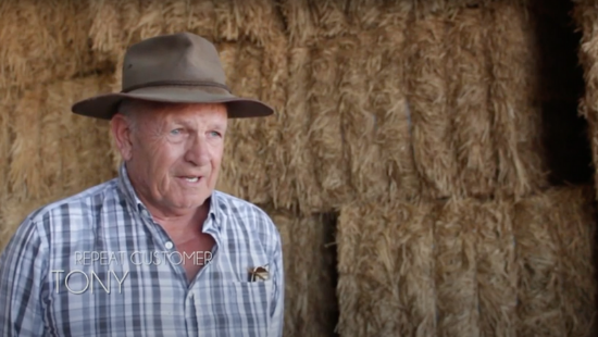 Tony Tax gives his testimonial on the shed built by ABC Sheds.